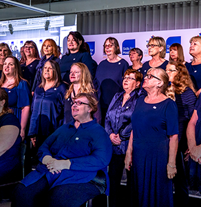 Choir at Our Health Heroes Awards 2022