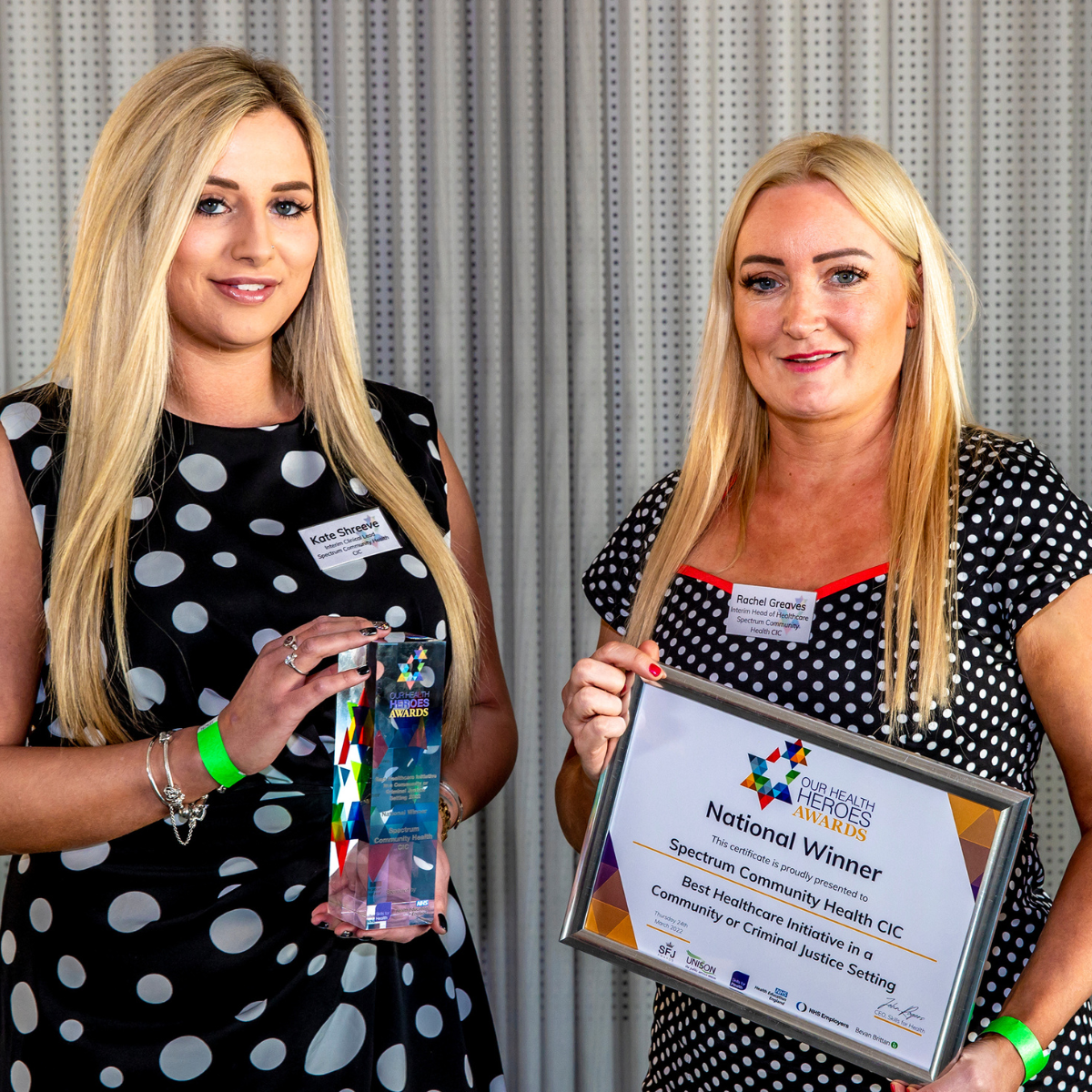 Our Health Heroes winners