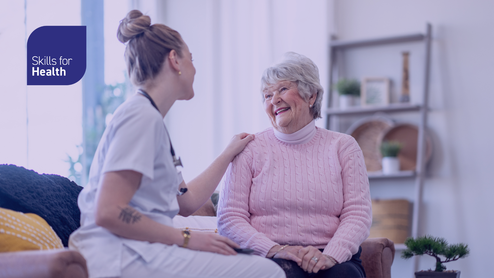 medical worker tending to patient