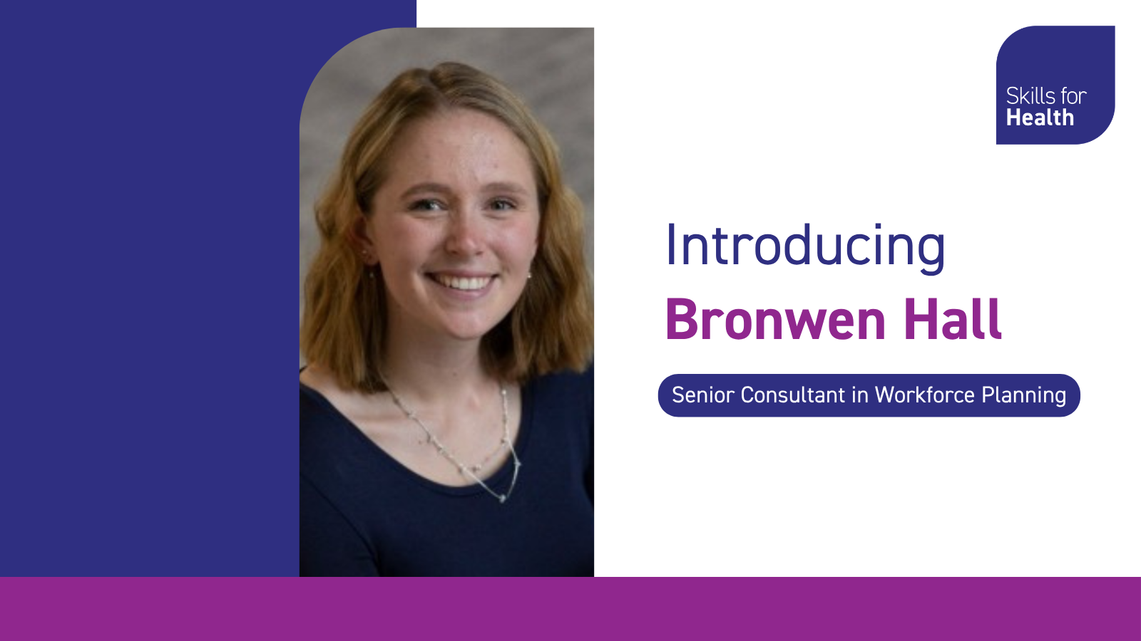Introducing Bronwen Hall, Senior Consultant in Workforce Planning