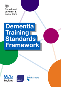 Dementia Core Skills Education and Training Framework cover