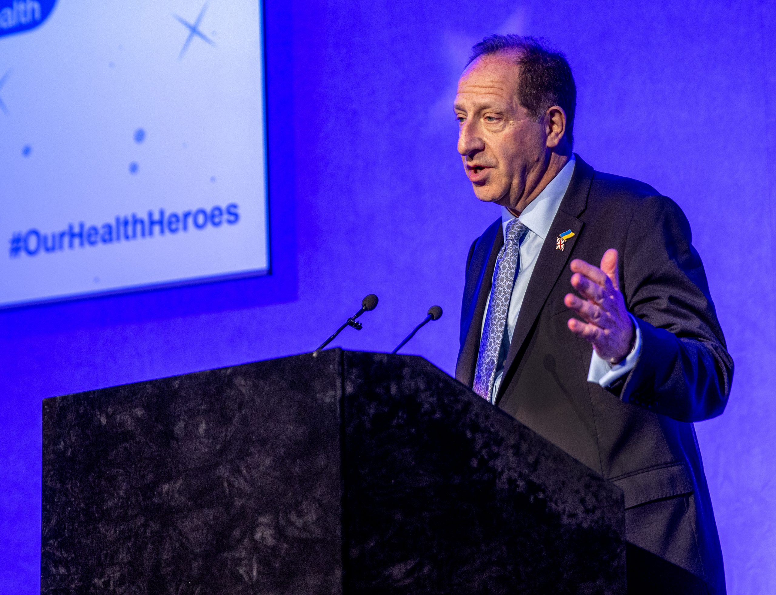 Our health Heroes 2023 Jeremy Newman speaking