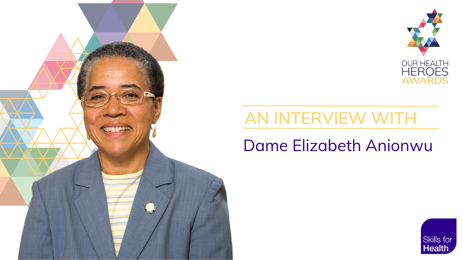 Text: an interview with Dame Elizabeth Anionwu (pictured)