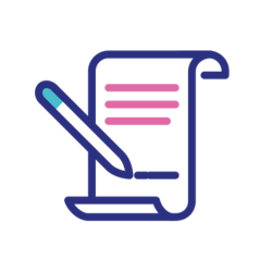 icon of pen and paper