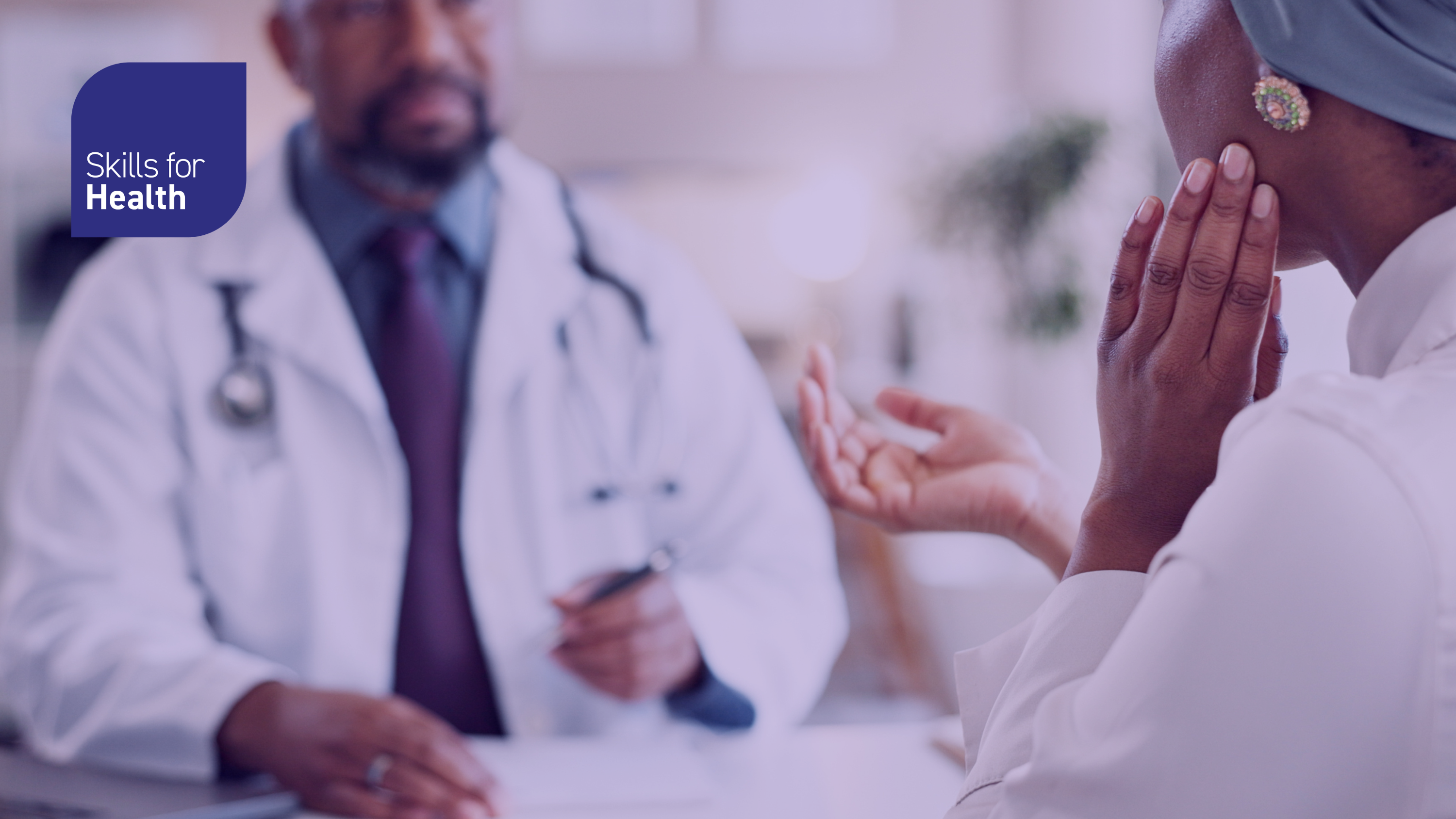 doctor talking to patient