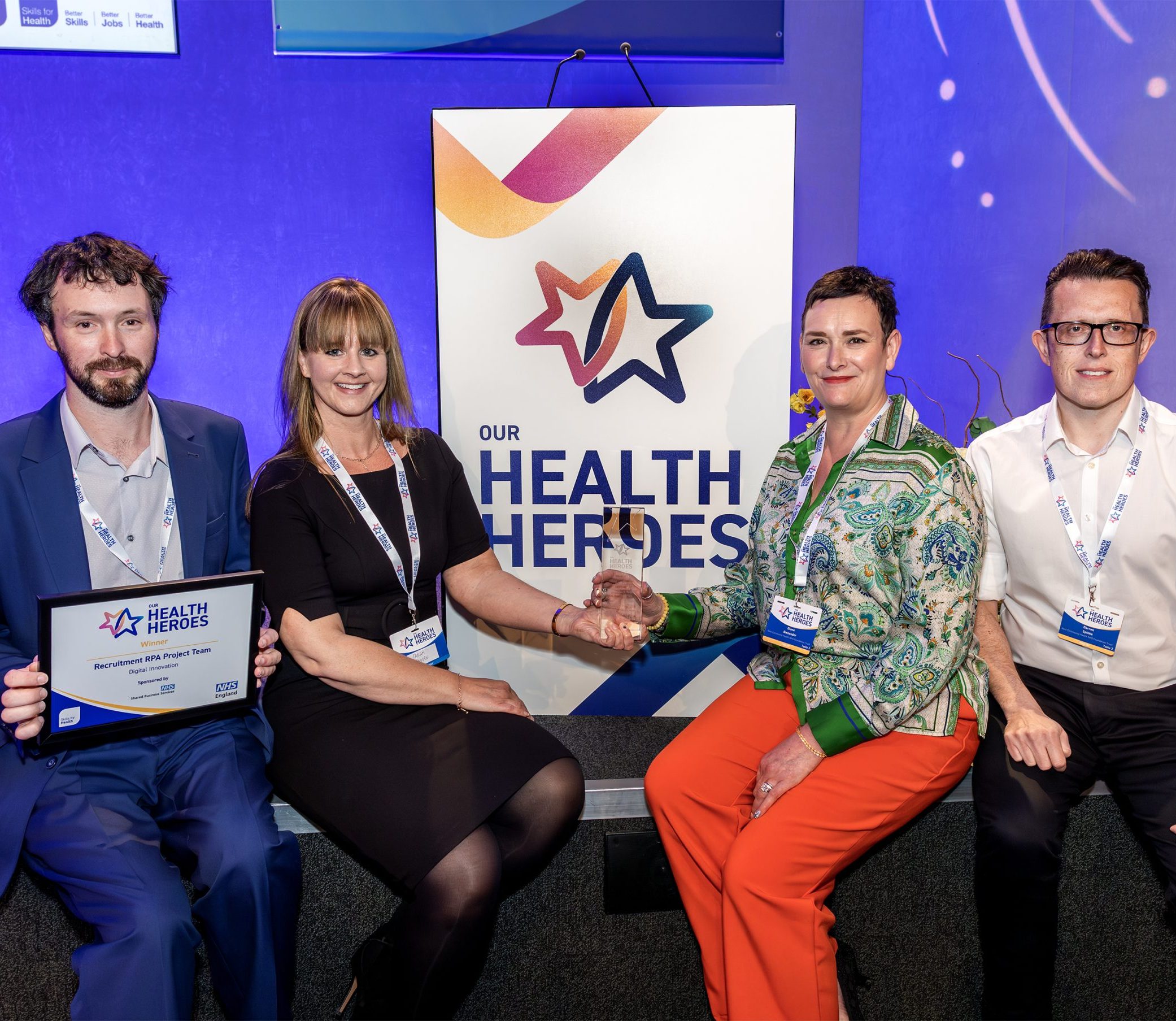 Group photo of winners at Our Health Heroes 2025