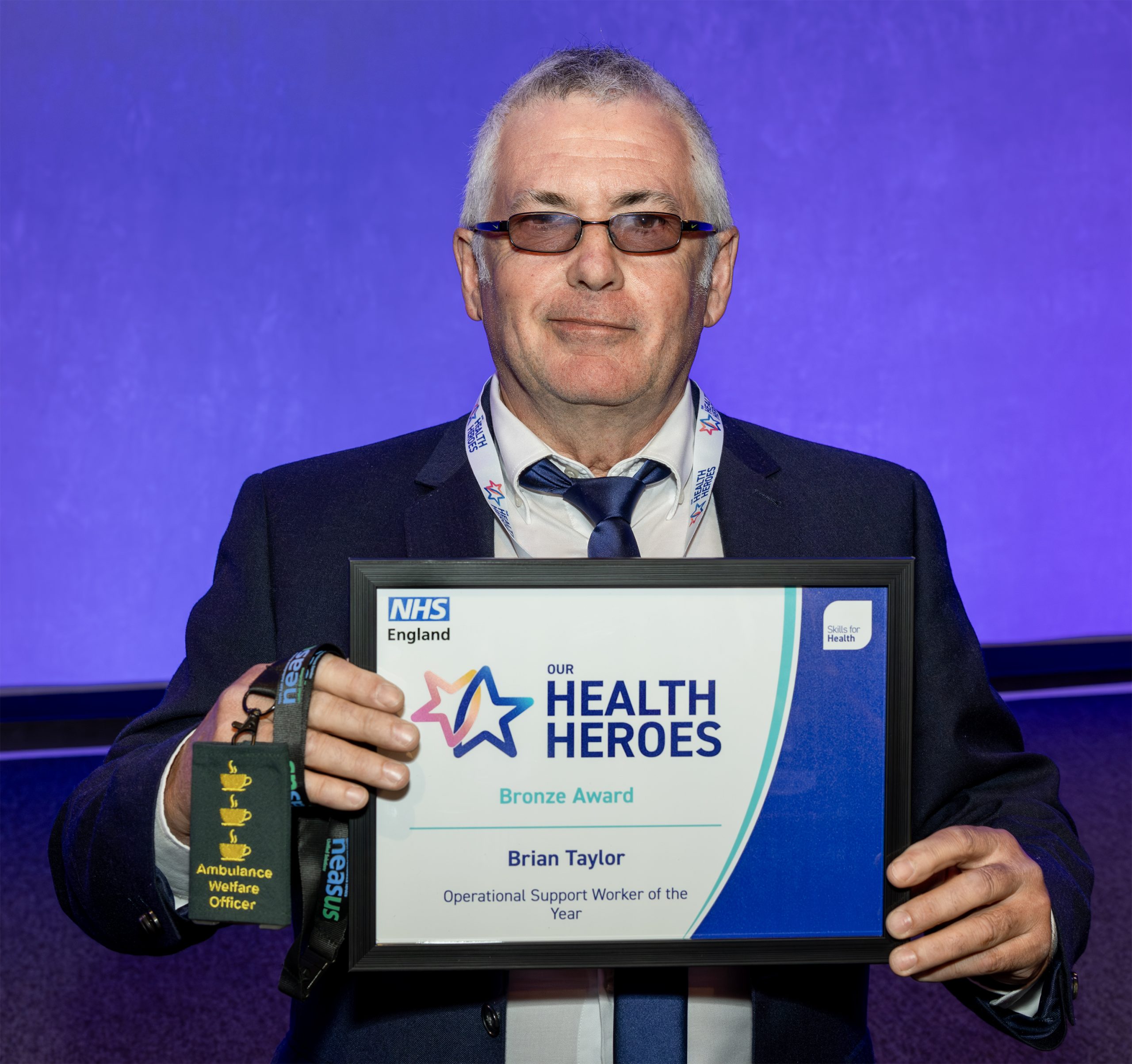 Photo of winner at Our Health Heroes 2025