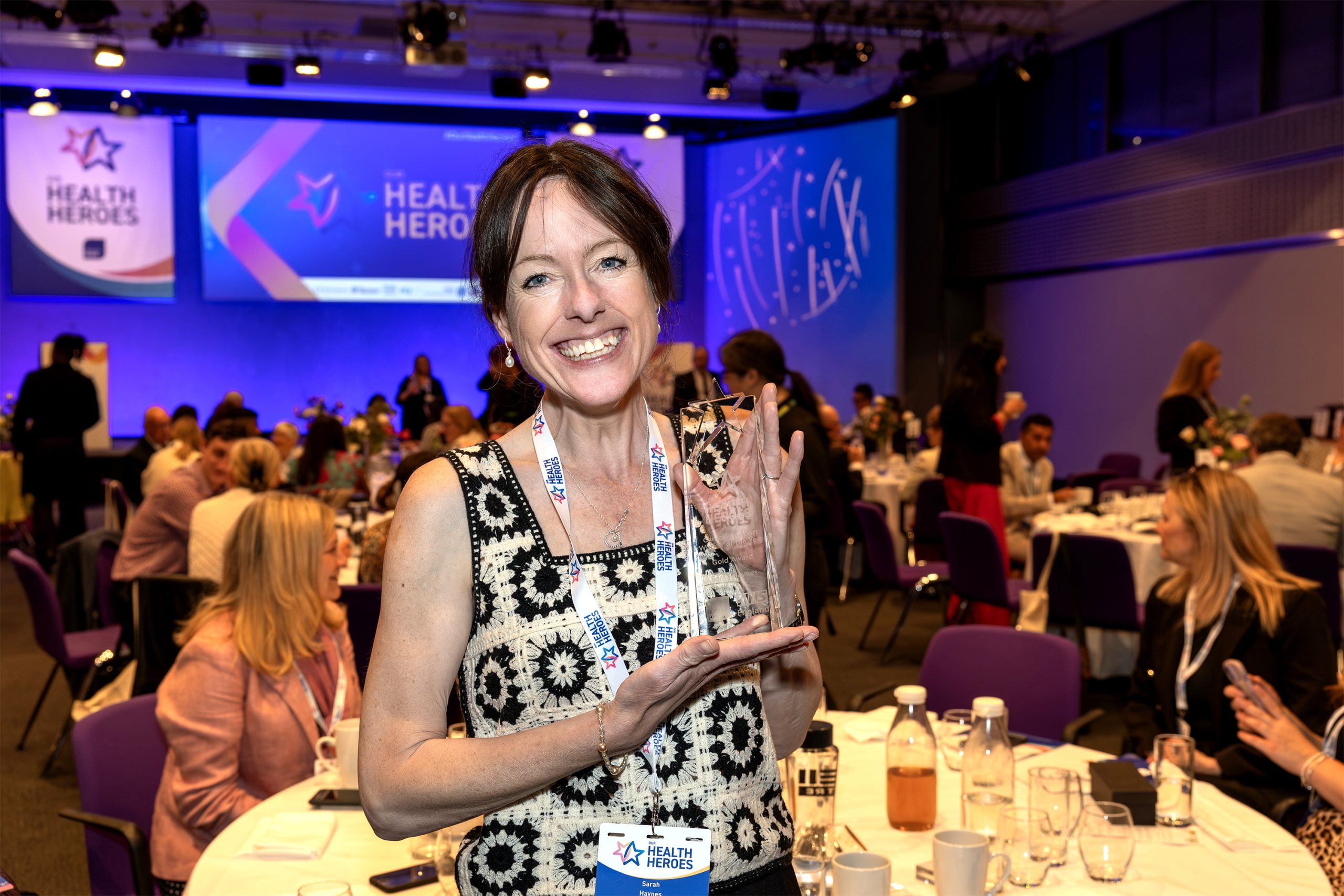 Photo of winner at Our Health Heroes 2025