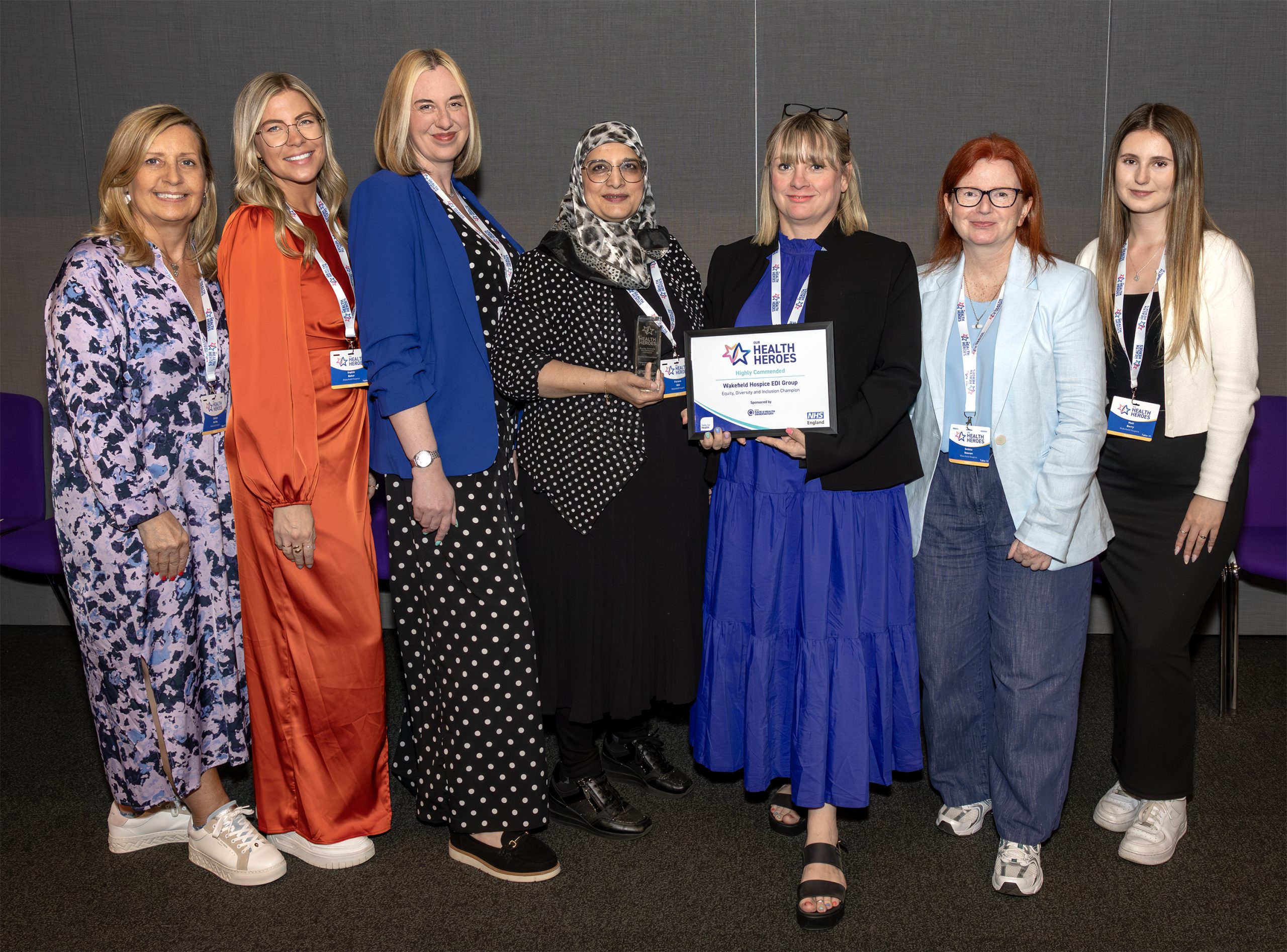 Group photo of winners at Our Health Heroes 2025
