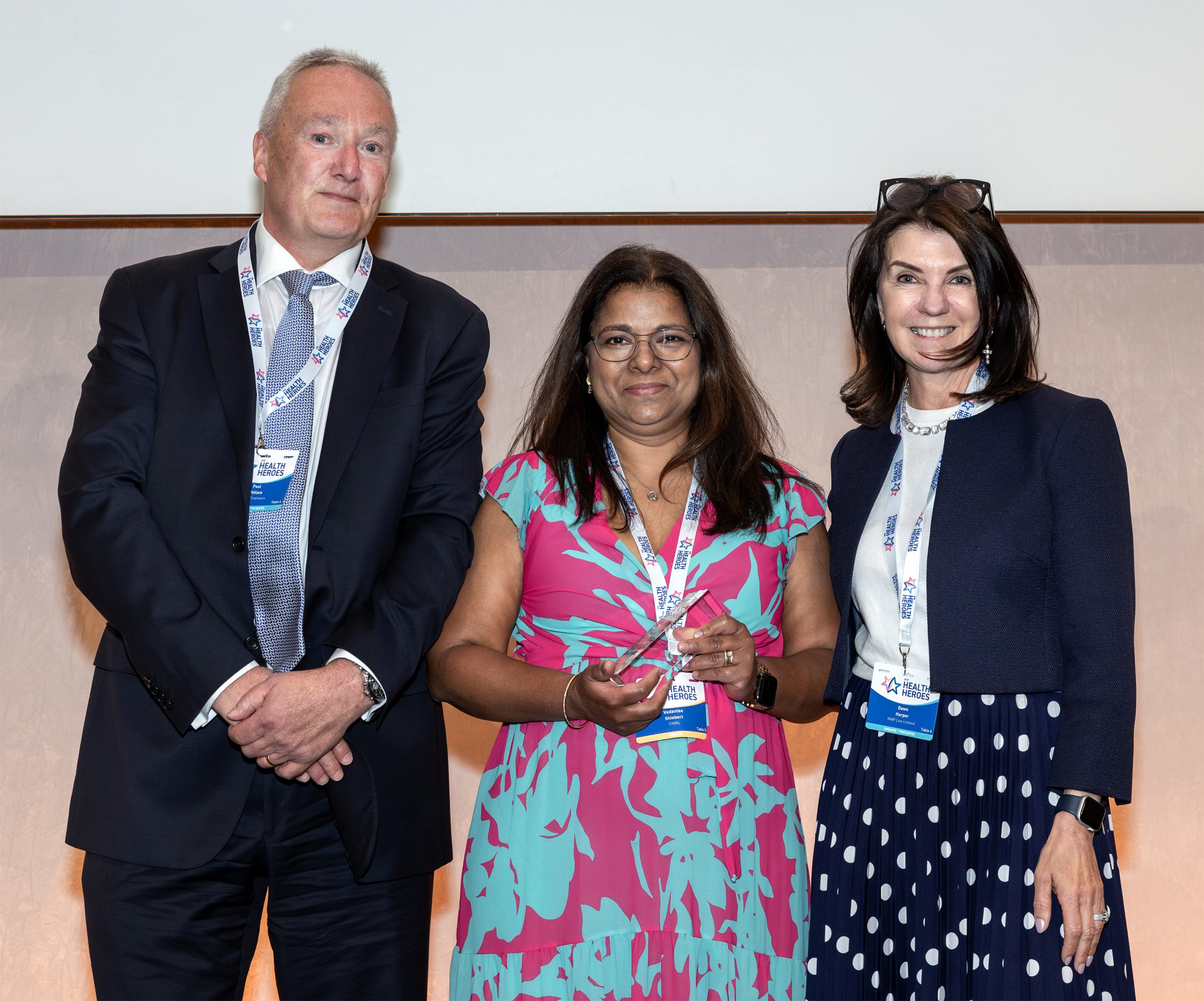 Photo of winner at Our Health Heroes 2025