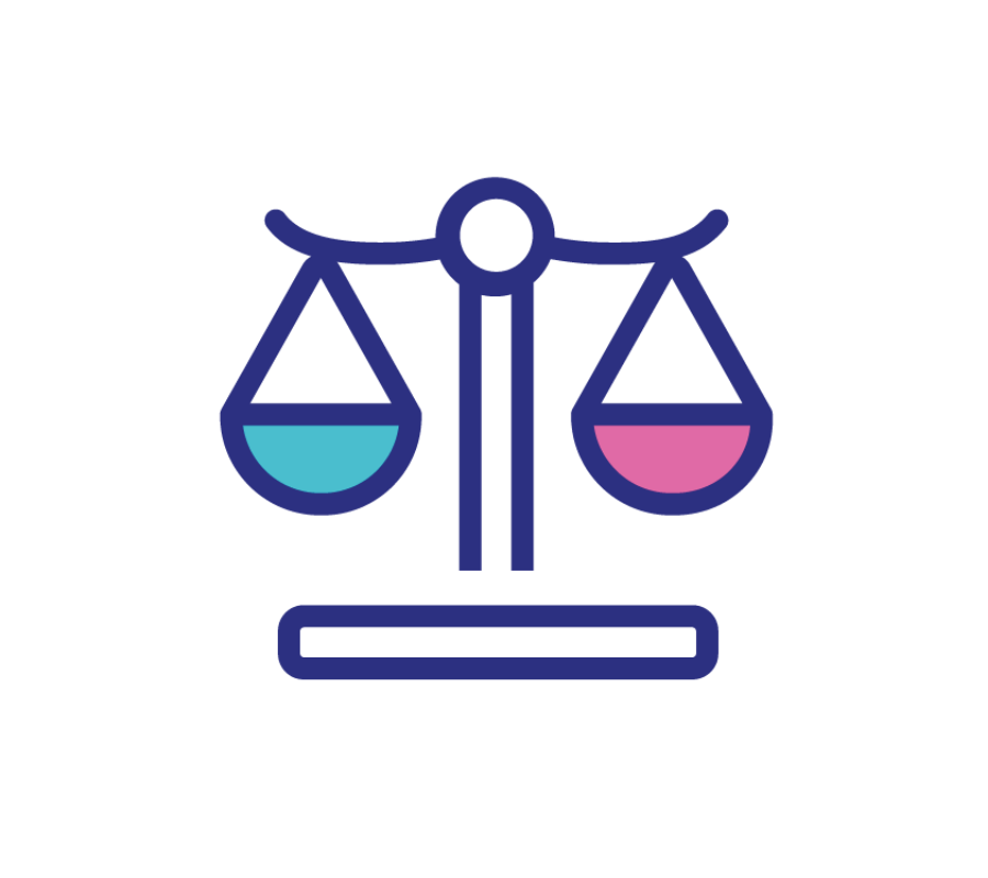 Justice icon - scales