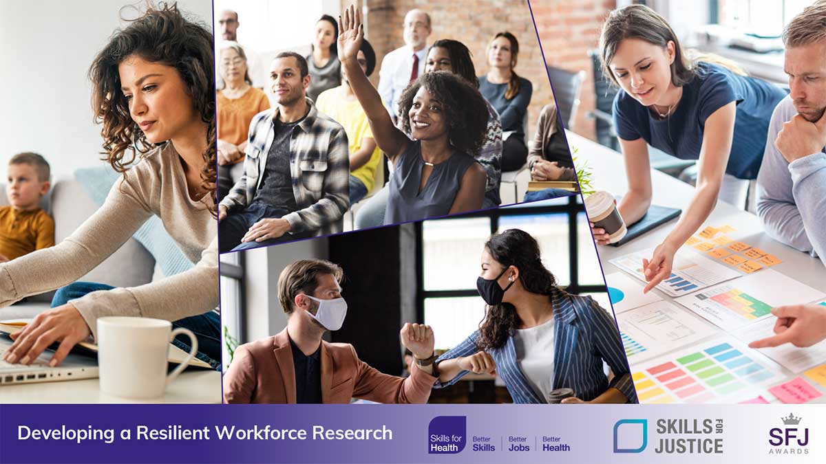 Photos of people working