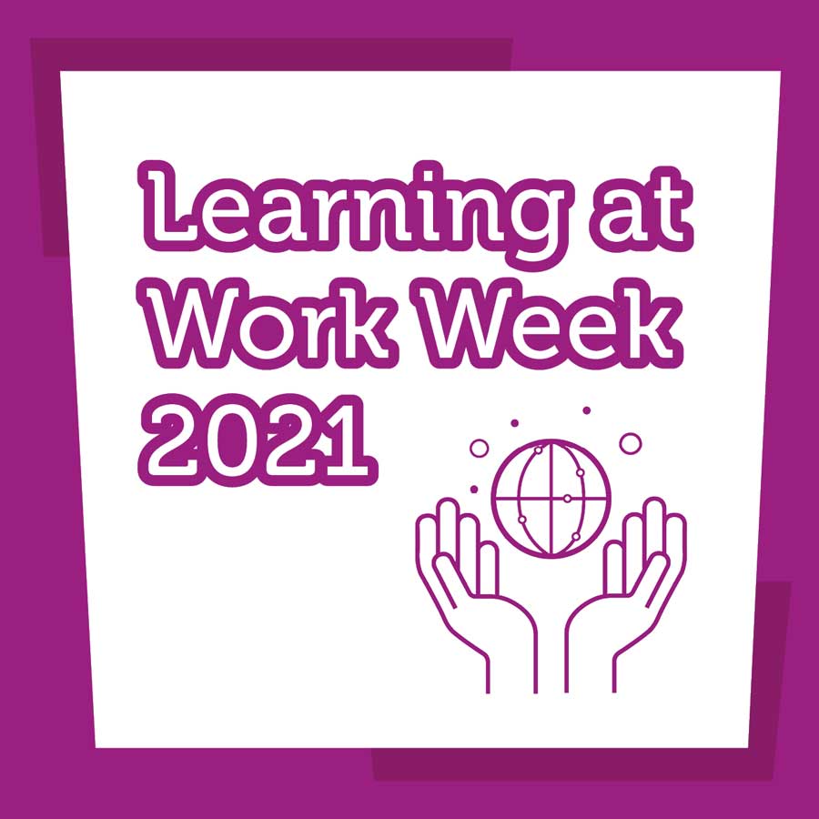 Logo for Learning at Work Week 2021