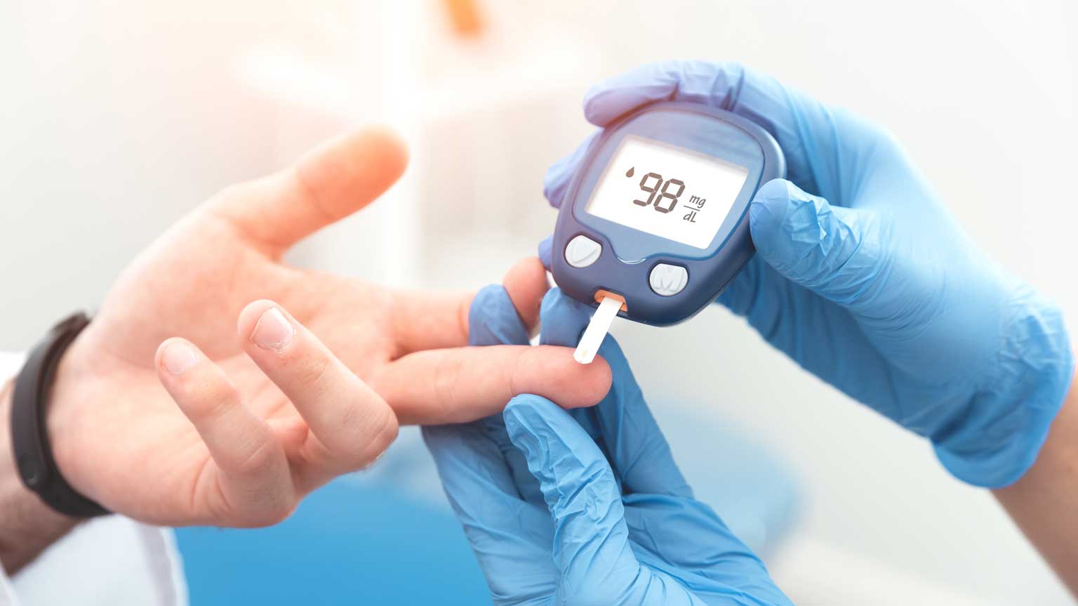 Photo of Diabetes blood sugar levels reader
