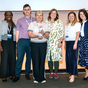 Group photo of Our Health Heroes winners with Dr Dawn Harper