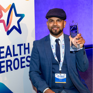 Photo of Mohammed Ramzan, gold winner of Our Health Heroes 2025 Equity, Diversity and Inclusion Champion